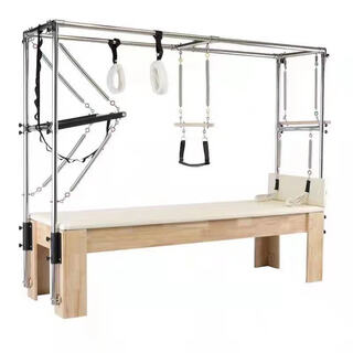 Pilates core bed, large equipment, yoga home five-piece set, sliding personal training, commercial fitness equipment, black, five-year-old store with guaranteed after-sales service