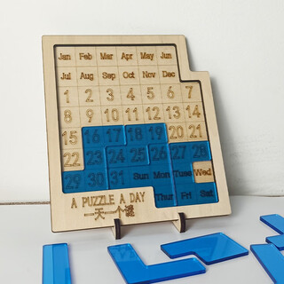 Puzzle creative calendar puzzle version with ten levels of difficulty 8-10 years old 365 days for children over 6 years old english version with week calendar puzzle