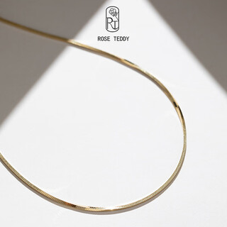 Nilan fat donglai same style pt950 platinum snake bone chain silver necklace men's trendy brand versatile silver men's platinum fine clavicle alloy yellow l gold plated - thick 1.5mm long 35+5cm included