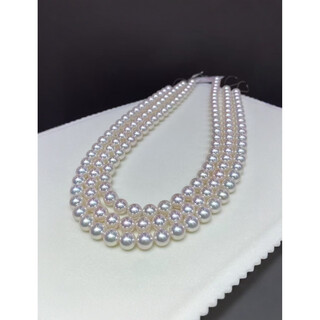 Natural freshwater seedless pearl aurora 9-10 perfect round flawless pearl necklace natural pearl 9-10mm