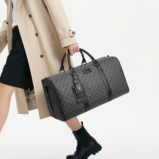 Mark huafei travel bag men's hand bag men's large capacity boarding business trip fitness sports bag portable luggage bag