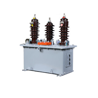 Jls-10 three-phase three-wire two-piece 10kv outdoor oil-immersed high-voltage metering box column-mounted combined transformer iron barrel