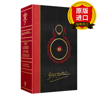 Genuine english original lord of the rings series illustrated edition multi-volume in one the lord of the rings luxury gift box tolkien hardcover imported original book full english version