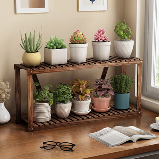 Anya balcony flower stand living room floor-standing multi-layer succulent plant bonsai stand desktop flower pot storage rack