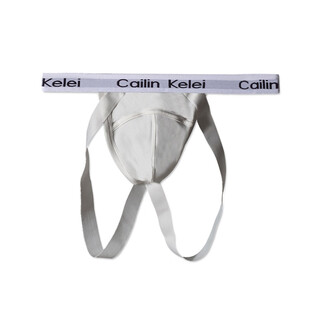 Sports thong men's u convex bag underwear sexy hollow strap underwear modal comfortable low waist pants white m