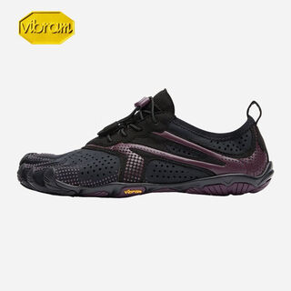 Vibram women's five-finger barefoot training shoes flat foot running sneakers vrun black_dark purple (recommended to take one size larger) 38