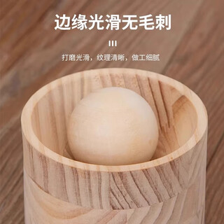 Shouli dumpling pressed wooden round dumpling roller household pressed dumpling skin wrapped water skin dumpling dumpling mold one pack // natural solid wood // no paint no wax