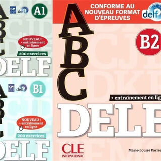 现货/法语 ABC DELF A1 A2 B1 B2 DALF C1/C2 C1 C2,带音频 A2彩印
