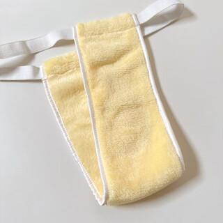 Runhuanian men's one-piece thong underwear men's and women's menstrual belt sanitary belt flannel bag ack yellow women's one size fits all