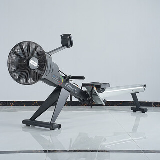 Wind resistance magnetic resistance double resistance rowing machine household foldable rowing machine commercial gym aerobic exercise equipment wind resistance magnetic control rowing machine 2513*515*1100mm