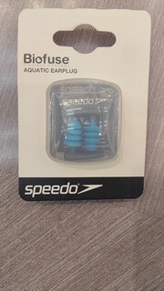 Speedospeedospeedo silicone earplugs nose clip swimming accessories professional non-slip soft waterproof comfortable sound transparent lake blue