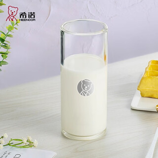 Heenoor single-layer glass milk cup juice cup household drinking cup high temperature resistant high borosilicate transparent cup 445ml