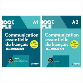 法语100 FLE Communication essentielle A1A2单项提高 A1 彩色双面