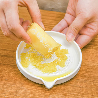 Magic beans shenghuo japanese ginger paste artifact garlic paste ginger juice ceramic disc garlic grinder household manual yam paste grinding disc ginger and garlic grinding disc simple and efficient quick mud removal