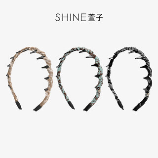 Xuanzi (shine) modern paisley series simple and elegant hairpins, fashionable and simple headbands, niche design, new birthday gift, blue 1 piece