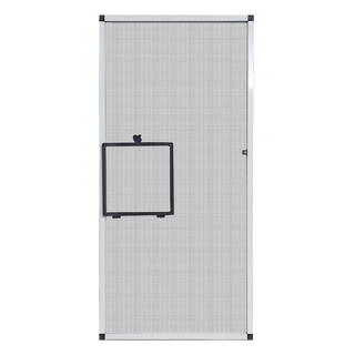 Huili's custom-made rigid mesh screen, anti-mosquito screen, self-installation, nail-free installation, high-permeability gold steel mesh, ventilation, light transmission, anti-cat jumping, white