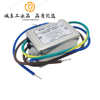 Village ac customized single-phase double section emc/emi power filter 220v anti-interference rv410-1a3a6a10a15 3a lead type rv410-3