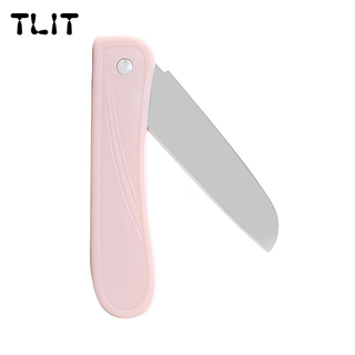 Tlit german imported quality all-steel folding knife fruit knife household portable outdoor portable sharp high hardness dormitory folding fruit knife (random color) 60 or less_6.4cm_84mm