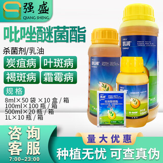 Basf germany basf kairun pyraclostrobin rose downy mildew cucumber powdery mildew watermelon anthrax pesticide fungicide 1000ml