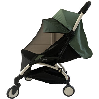 Babyzen yoyo stroller mosquito net encrypted anti-mosquito catkins universal full cover mat accessories yoyo2 black yo mosquito net (good quality) original material