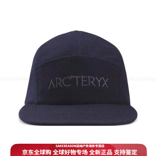 Arc'teryx (arc teryx) letter embroidery fashion baseball cap for men and women, light brown sapphire black sapphire black (black sapphire heath f (one size)