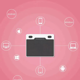 Kanglei kanglei hand-painted tablet digital tablet + board painting project practical class pink and white customized model