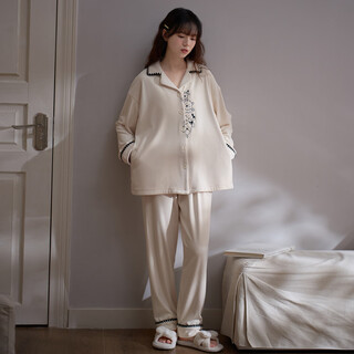 Princess mark island velvet couple pajamas for women autumn and winter thin velvet cute cartoon constant temperature warm milk fufu home clothes lyr1240-couple women's xl