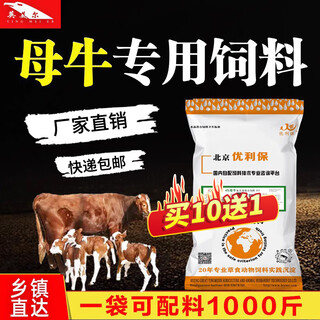 Cow feed for breeding heifers, timely breeding cattle, quick supplement of trace elements, cow premix, super value stocking 11 bags, 10 get 1 free event special photo