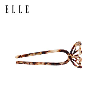 Elle elegant ladies hairpin simple hairpin versatile hairpin acetate butterfly hollow chinese valentine's day gift streaming amber
