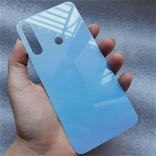 The back cover is suitable for redmi note8 back cover m1908c3je mobile phone glass back cover nt8 battery cover rear screen note8_t_haoyue white redmi note8_back cover + heat dissipation sticker