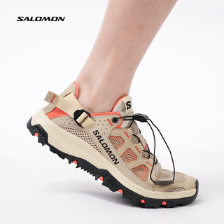 Salomon techamphibian5 men's and women's outdoor sports non-slip wading shoes l47432400 women's/khaki//ready in seconds 36.5 genuine products in the store support identification