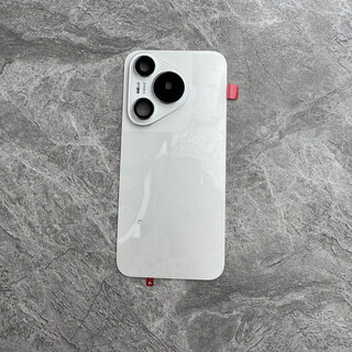 Suitable for huawei pura70pro+ original glass back cover p70ultra original mobile phone battery case pure back screen pura70 snowy white pure original disassembly 99 new installation