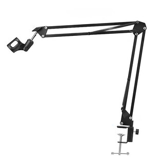 Doufeng universal desktop mobile phone shooting bracket live broadcast photo adjustable with fill light light bracket disk overhead shooting cantilever cantilever mechanical bracket (microphone bracket