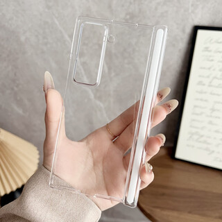 Samsung (samsung) original quality suitable for samsung foldable7w25 mobile phone case thin anti-fall back cover protective cover fold hd magnetic hinged transparent single back case samsung zfold7