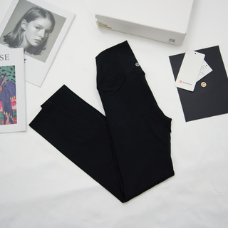 Lululemon nine-point yoga pants align series pilates women's high-waist fitness running sports outer trousers black m (6) 100-115jin jin equals 0.5 kg