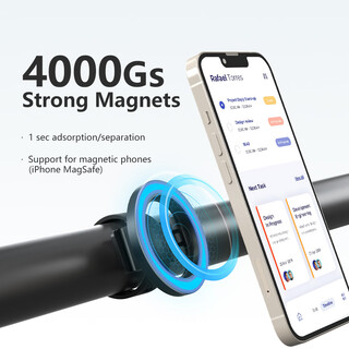 Wufeng's new magsafe magnetic stand shopping cart gym strap portable lazy arm magnet silicone strap strap