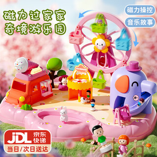 Living Stone (LIVING STONES) Children's Toys Girls' Birthday June 1st Gift Magnetic Castle Doll House Simulation House Playing Toys Princess Elsa