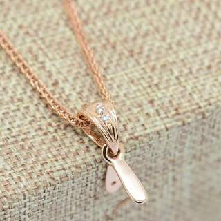 Li biao pure 18k gold pendant button simple diamond melon seed buckle jade gold buckle head jade pendant clip buckle jade accessories 18k gold