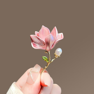 Banshengfu pearl magnolia brooch accessories pearl magnolia brooch one size