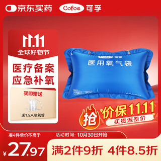 Corfu 42l medical oxygen bag pillow oxygen inhaler oxygen generator oxygen storage bag portable plateau travel oxygen tube