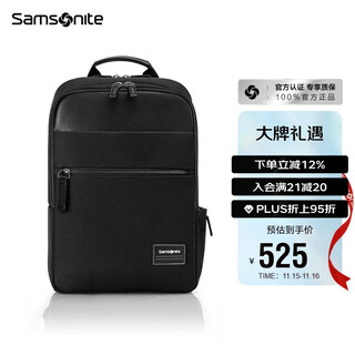 Samsonite computer bag backpack 14-inch laptop backpack men's business commuting bag upgrade tt0*003