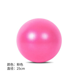 Shantou lincun yoga ball pilates mini pelvic floor muscle straw ball 25cm fitness ball balance training assistance pink + blowing tube thickened explosion-proof/25cm more yoga ball sizes