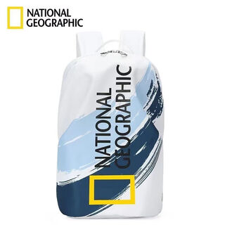 National geographic national geographic backpack gradient color travel backpack outdoor cycling large capacity computer bag male and female student school bag white
