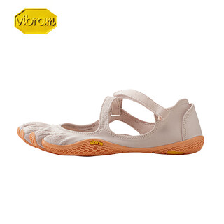 Vibram five-finger fitness shoes women's yoga pilates soft-soled non-slip dance training shoes vsoul gray pink_coral orange (it is recommended to choose a size larger 35