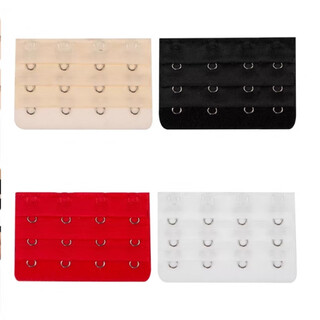 Bra extension buckle bra extension buckle bra extension buckle four rows four buckles hook three buckle 4 rows black 2 pack