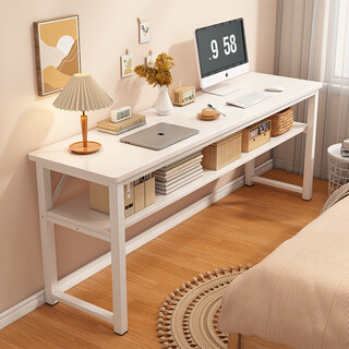 Xinyouliangjia computer desk long table study desk home desk double-layer simple table a068 160 white