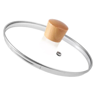 Enshou xuexue pan tempered glass pot lid size household wok universal 14 16 18 20 22 24 26 28 18cm universal lid
