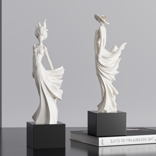 Yixinyiyi minimalist character abstract art ornaments new home living room tv cabinet model room high-end sculpture crafts soft decoration qianyingliying combination