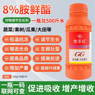 Guoguang youlehong 8% corn and cabbage cytokinin-enhancing chlorophyll pesticide plant growth regulator 500ml (10 bottles)