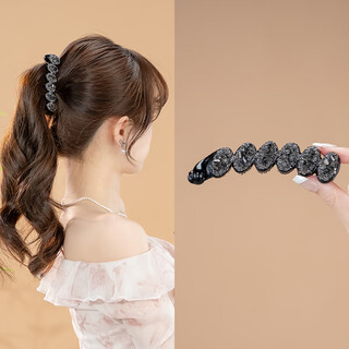 Chimera high ponytail hair volume banana clip seamless hair clip feminine twist clip hair accessory girl birthday gift
